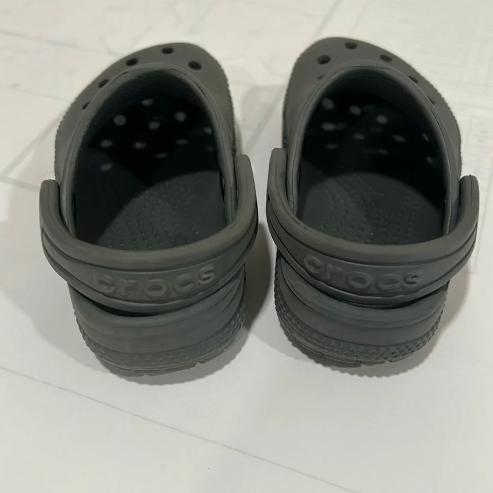 CROCS Black Water Shoes with Ventilation and Adjustable Strap